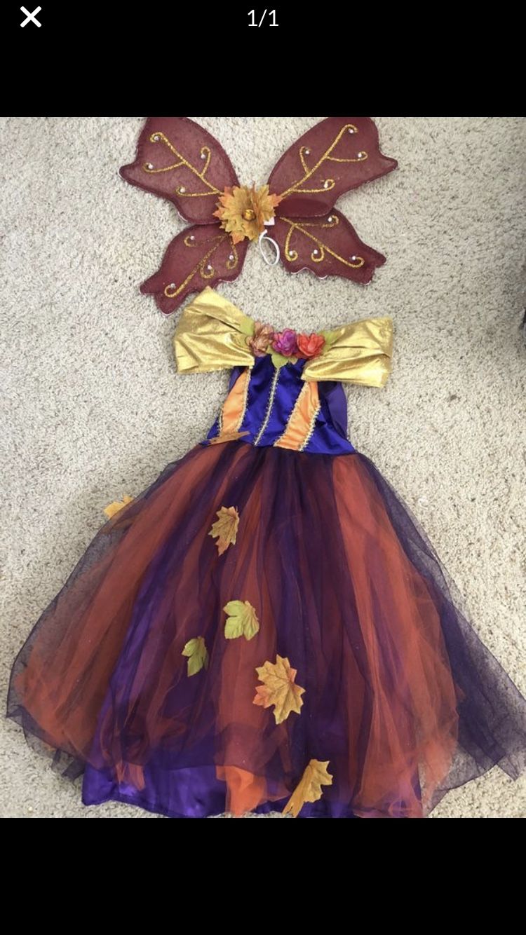 Autumn fairy costume size 6/7