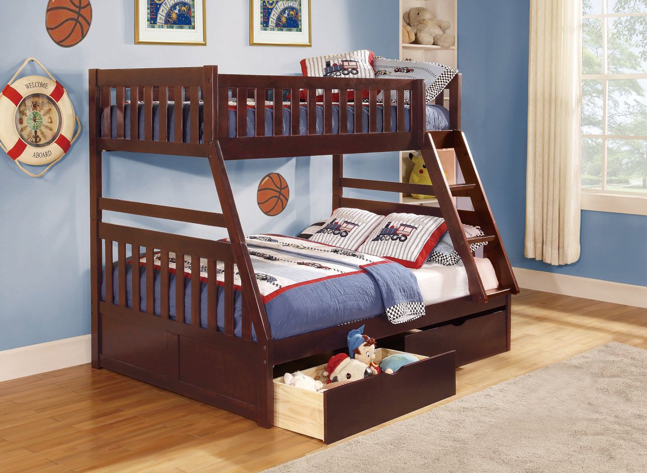 Bunk Bed With Storage Box 