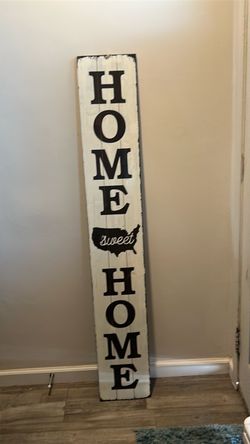 Reverse Patriotic Wooden Welcome Sign