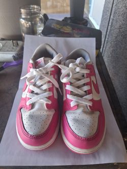 Nike Dunk Low Pink and White Sneakers