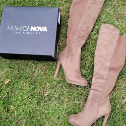 Fashion Nova over the knee boots