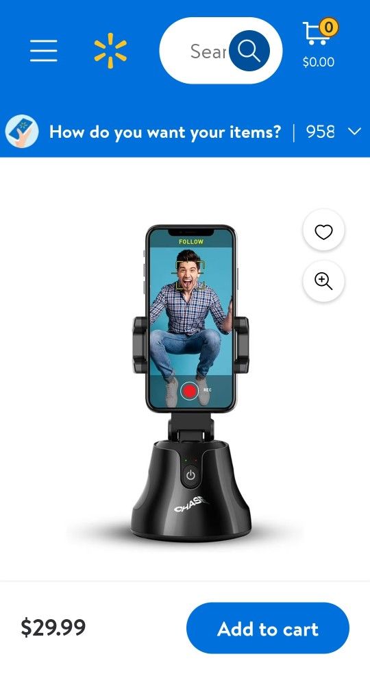 4 iJoy Chase Robot Phone Stands Auto Face Tracking Tripod 360 Rotation for Cell