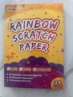 Rainbow Scratch Paper