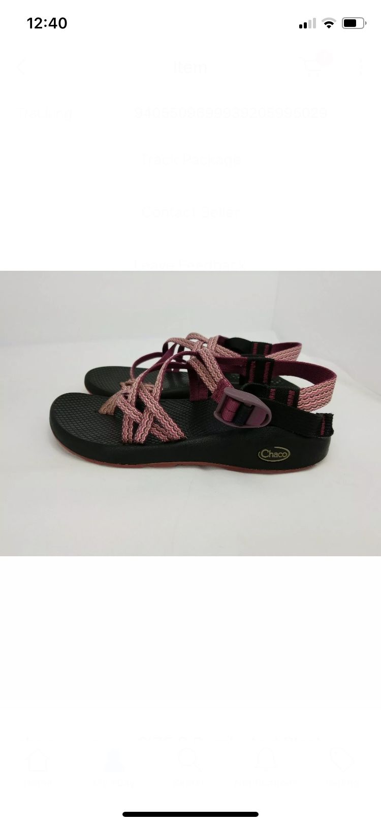 Pink Chaco sandals size 8