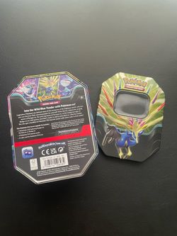 empty Pokémon TCG: Azure Legends Xerneas ex Tin