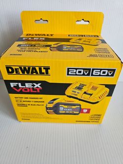 FIRM!! Brand new DeWalt Flexvolt 9.0 battery starter kit with 8 amp Fast charger
