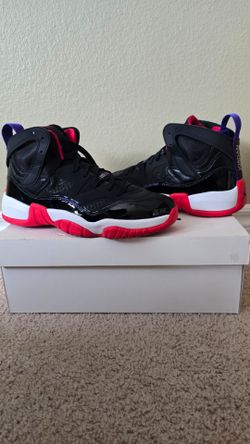 Jordan Two Trey Black Red Purple Sneakers