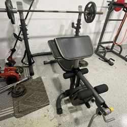 Bench With Weight Set 