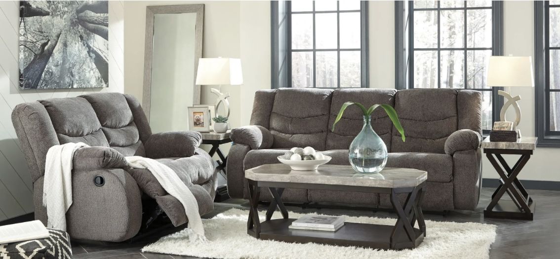 Raymour and Flanagan Southgate Reclining Two Piece Sofa