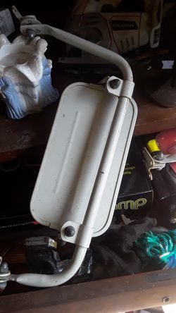 Nice set of West Coast mirrors original painted white very good condition no rust $40 a pair