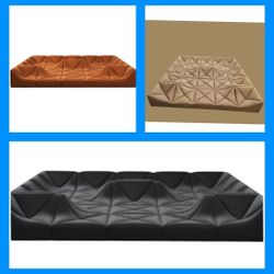 BRAND NEW DUNE SOFAS SET 25PCS size 12X12X12X12FT,  BLACK microfiber. CUSTOM made available