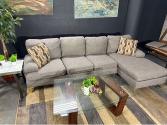 Delivery! Gray sectional