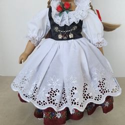 Vintage Schneider 16" German Trachtenpuppe Folklore Girl Doll 