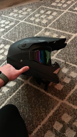 Dirt bike Helmet/gloves 