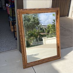 Wood Mirror Large