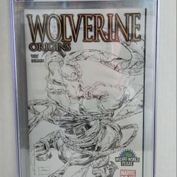 9.8 CGC NM/MT Marvel’s Wolverine Origins #6 Wizard World Exclusive Sketch Cover!