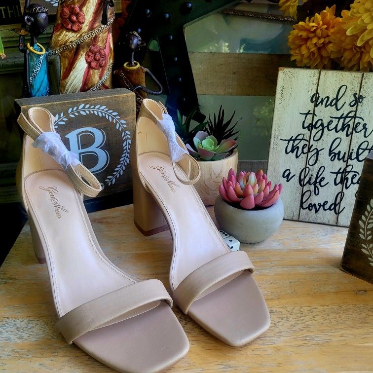 GENSHUO Women's Chunky Block Heels