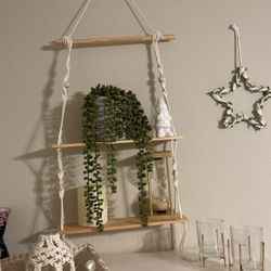 Hanging Shelves Boho 