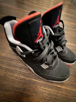 Air Jordan 4 Retro OG  Bred 2019 Sneakers mens 9
