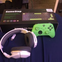 Gamer Keyboard & Controller & Headset $110.00
