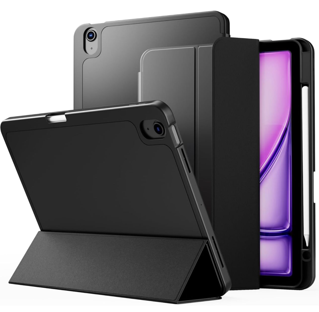 VAKS for iPad Air 6th Generation CASE 11 inch M2 2024, iPad Air 5th / iPad Air 4th Generation case 10.9 inch, Trifold Stand Smart Cover