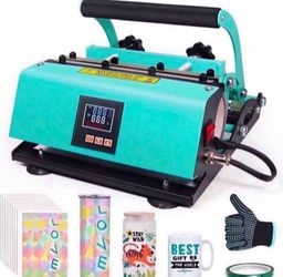 Tumbler Mug Heat Press Machine for 20 OZ 30 oz Sublimation Blanks Tumbler Cups & 11 OZ 15 OZ Sublimation Mugs with Adjustable Attachment Free Heat Re