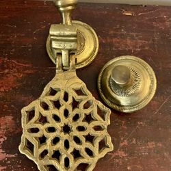 Moroccan Vintage Brass Door Knocker 