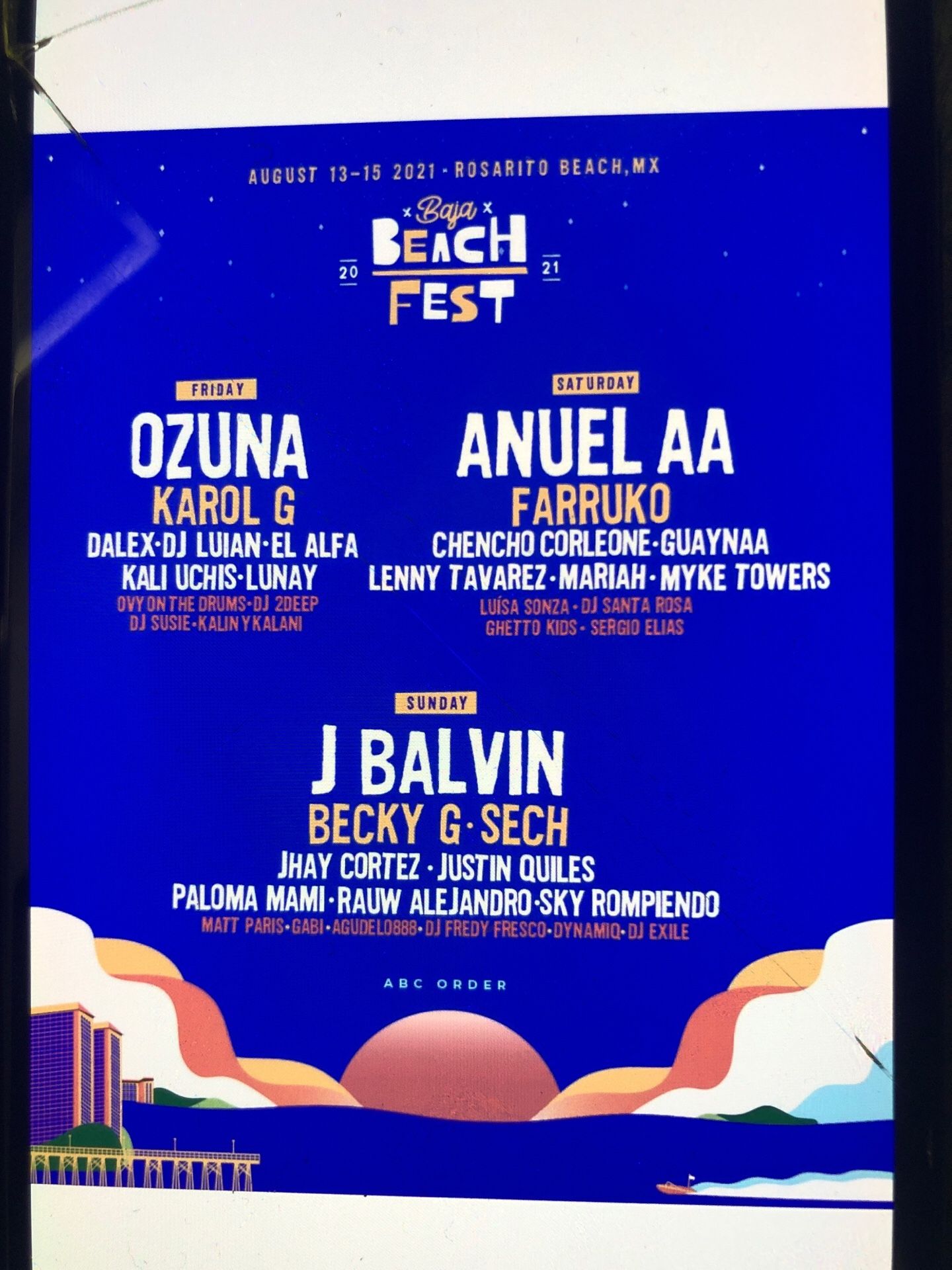 Baja beach fest 2021