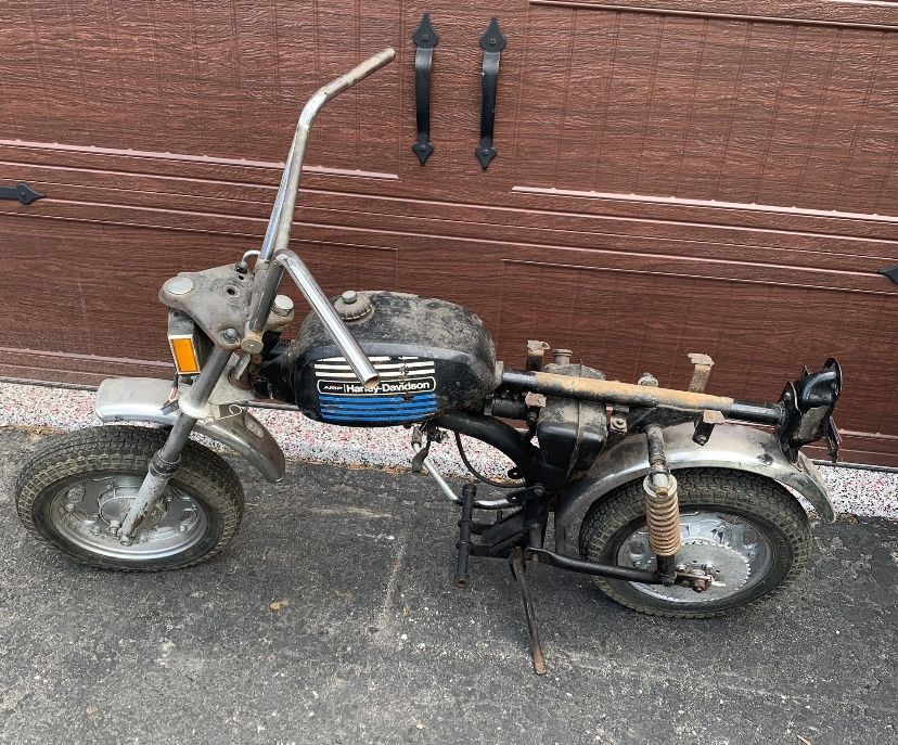 1972 Harley Davidson Shortster X90 AMF Aermacchi Project Mini Bike