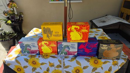 Pokémon Elite Trainer Box Lot of 7
