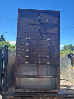 Metal Storage Cabinet - Drawers Galore