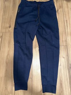 Nike Men's Tech Fleece Mens Large $120 Retail NEW Drawstring Joggers Pants Obsidian/Black
