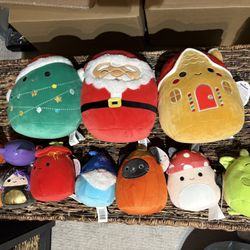 10 Holiday Squishmallows With Tags