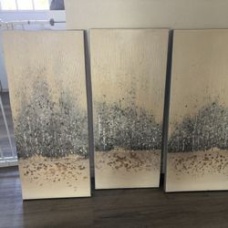 3 piece wall decor