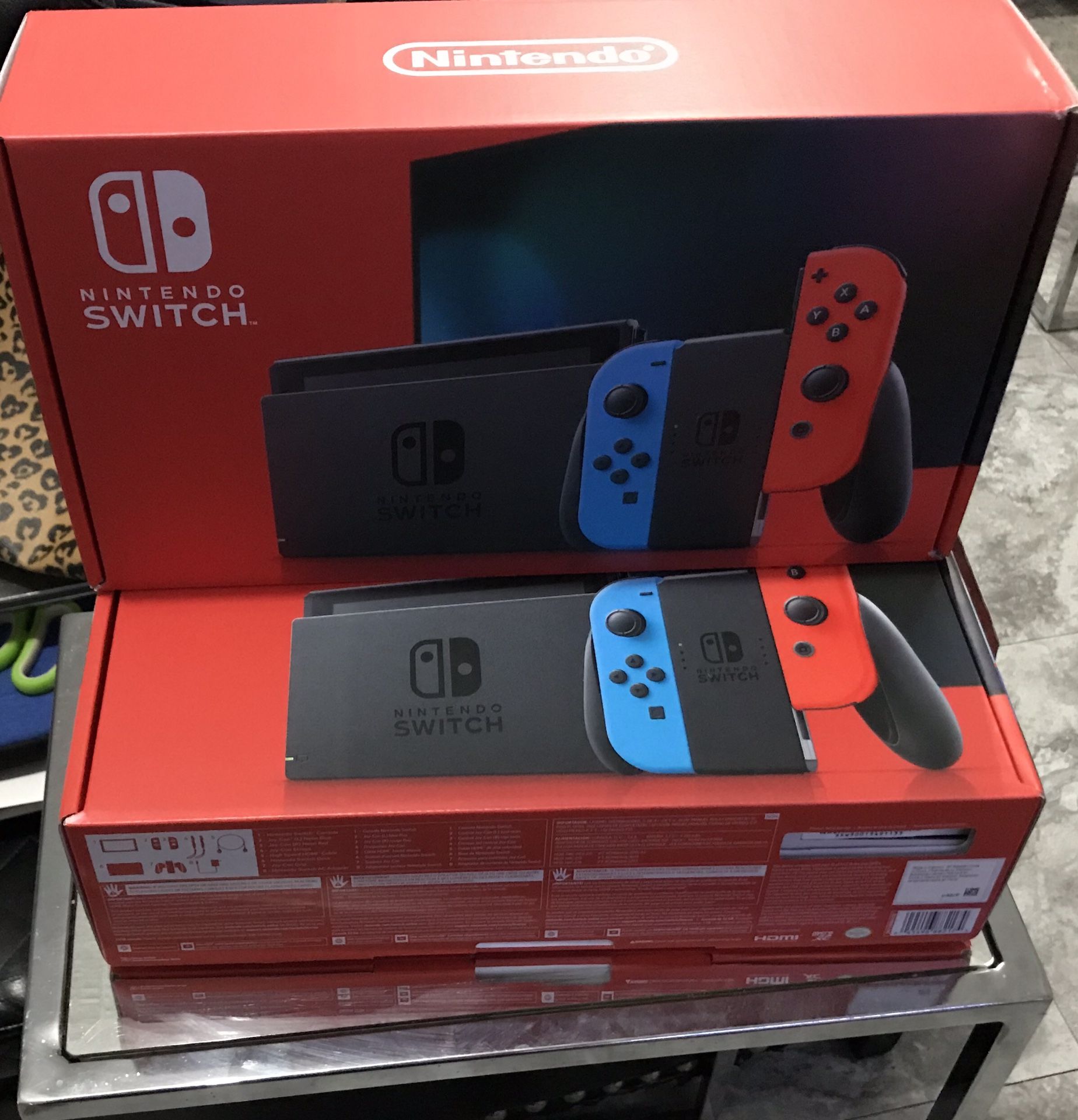 Nintendo Switch v2 Neon Red/Neon Blue Joycon