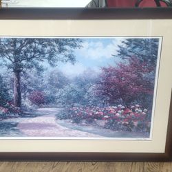 Title:
🌸 “Summer Enchantment” by Wendy & Kevin Schaefer Miles – Signed Limited Edition Seriolithograph, Professionally Framed 🌳