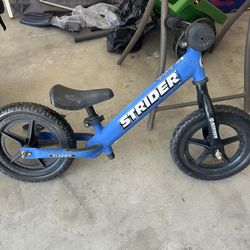Toddler stride bike