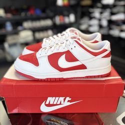 Nike Dunk Low “Championship Red” Size 10.5