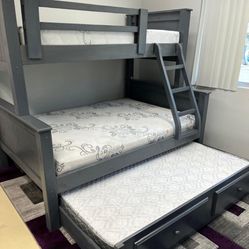 Pinewood Bunk bed Mattresses Deluxe Include 
