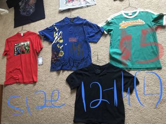 Boys shirts size 12-14(L) $ 5/each
