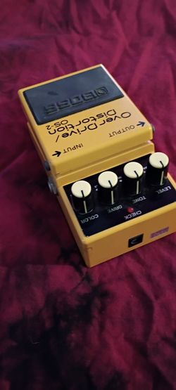 Boss Overdrive Distortion Pedal