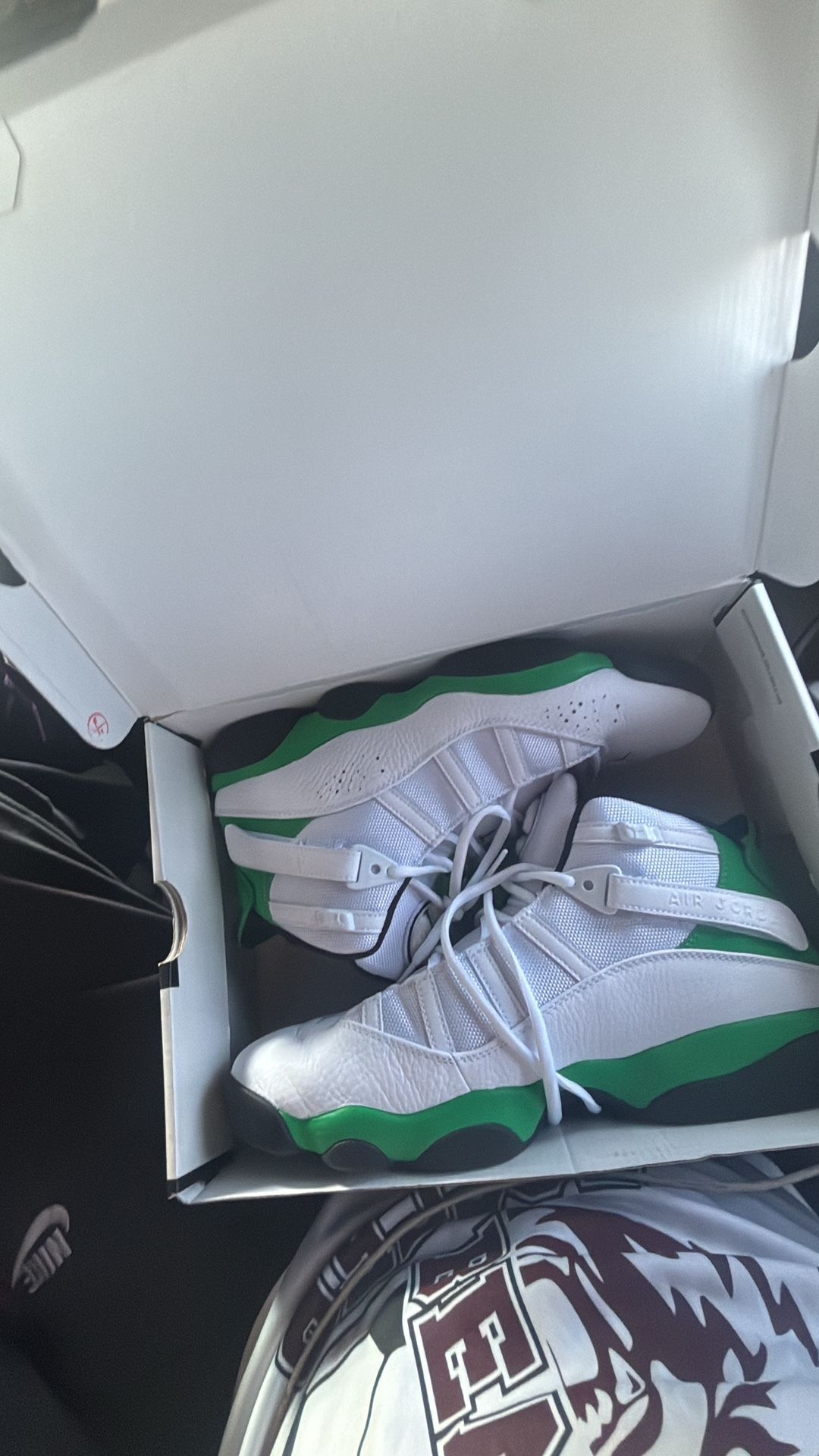 jordan 6 ring lucky green