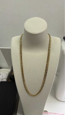 10k gold Monaco chain 8mm 24 inch