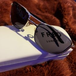FRED Lunettes Ellesmere  Aviators w/ RARE Wood Temples - Luxury Designer Sunwear