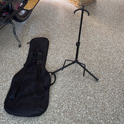 Guitar bag and stand