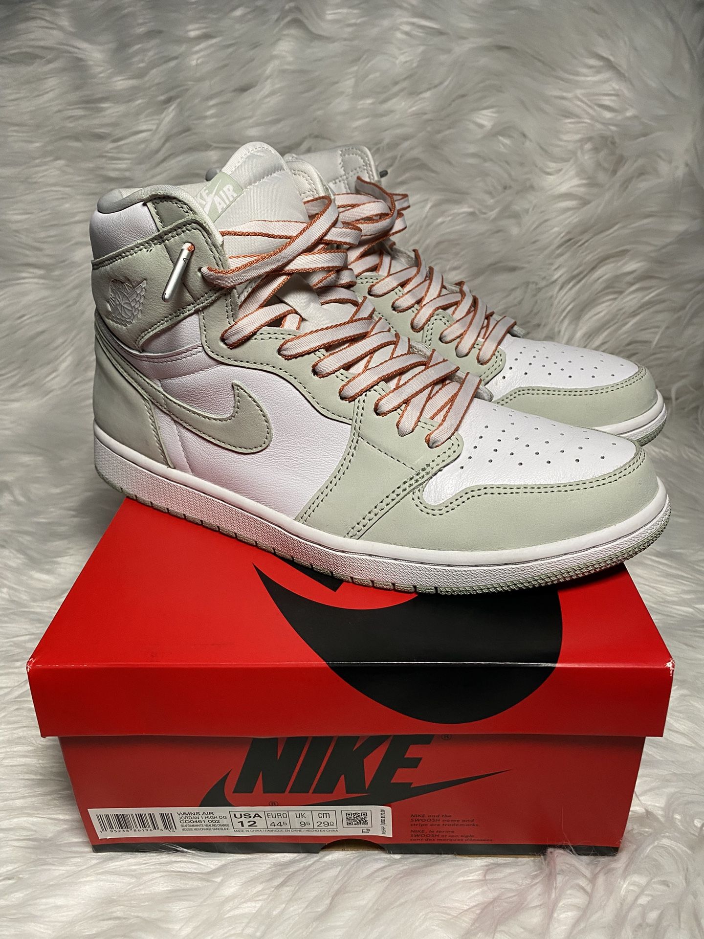 Jordan 1 Retro High Seafoam Used Men Size 10.5