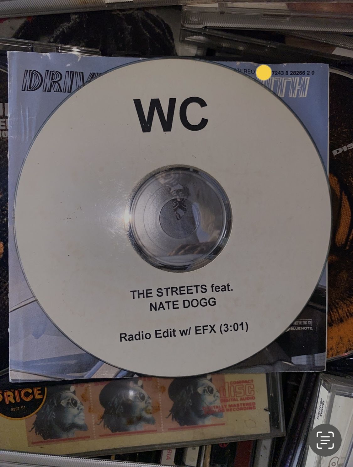 WC THE STREETS feat. NATE DOGG cd Radio Edit w/ EFX (3:01) Poor condition