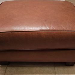 Leather Ottoman