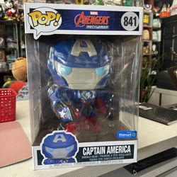Funko POP! Jumbo: Marvel: Avengers Mech Strike - Captain America - Walmart Exclusive