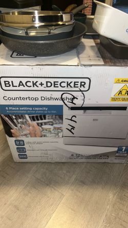 Black & Decker countertop dishwasher